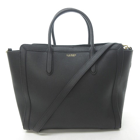 ローレンラルフローレン LAUREN RALPH LAUREN 美品 2WAY ハンドバッグ 
