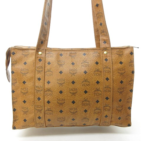 エムシーエム MCM 定番 ヴィセトス レザー ショルダーバッグ トート 