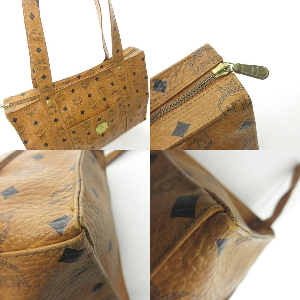 エムシーエム MCM 定番 ヴィセトス レザー ショルダーバッグ トート 