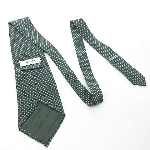 アルマーニ コレツィオーニ ARMANI COLLEZIONI 格子柄 ネクタイ