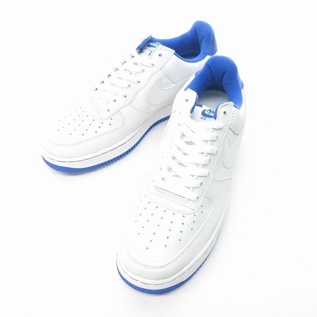 ナイキ NIKE AIR FORCE 1 WHITE ROYAL BLUE LOW 305441-111 エア 