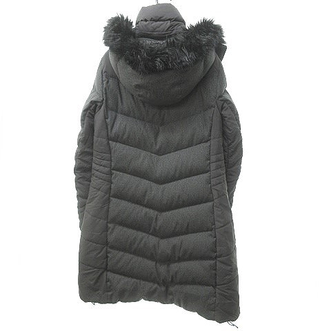 ザノースフェイス THE NORTH FACE ロングダウンコート ツイード ロゴ 