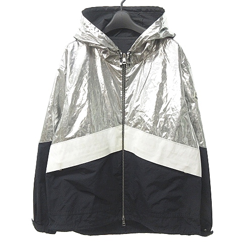 モンクレール MONCLER QUINIC GIUBBOTTO メタリック フード ジャケット 