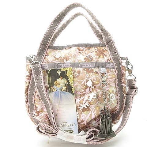 未使用品 レスポートサック LesportSAC ×Disney Cinderella&Charming 