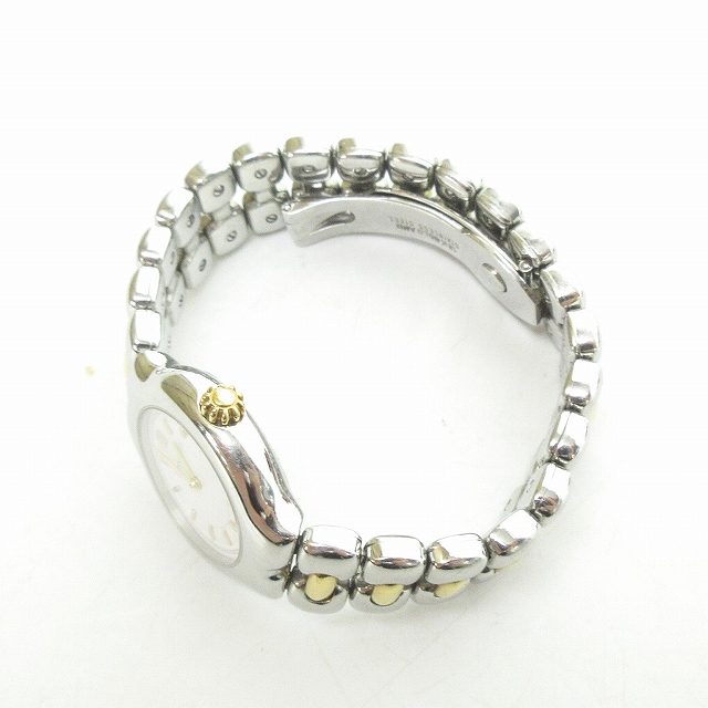 ティファニー TIFFANY & CO. L0112 ティソロ TESORO クォーツ腕時計 白 