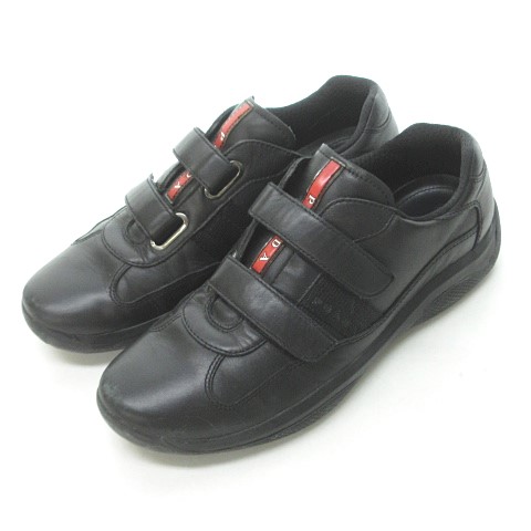 プラダスポーツ PRADA SPORT スニーカー ベルクロ レザー メッシュ 