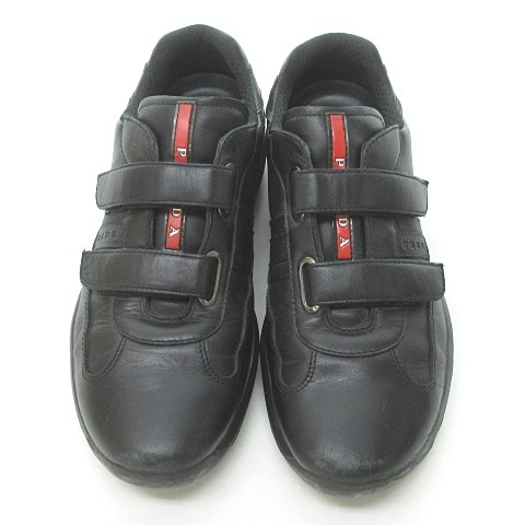 プラダスポーツ PRADA SPORT スニーカー ベルクロ レザー メッシュ 