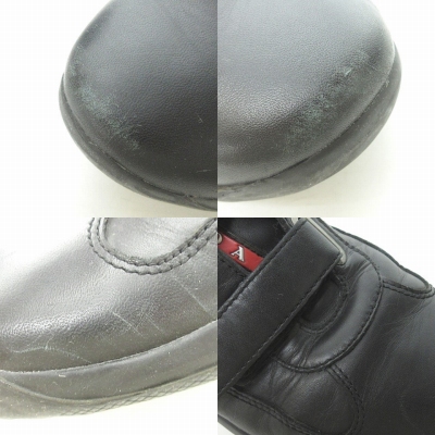 プラダスポーツ PRADA SPORT スニーカー ベルクロ レザー メッシュ 