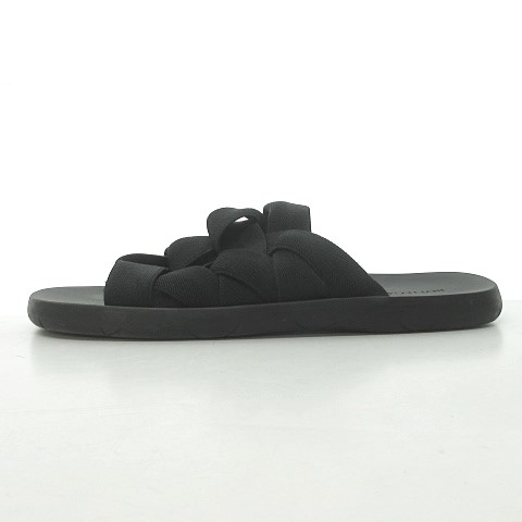 BOTTEGA VENETA ブラック スライドサンダル あったか 42 