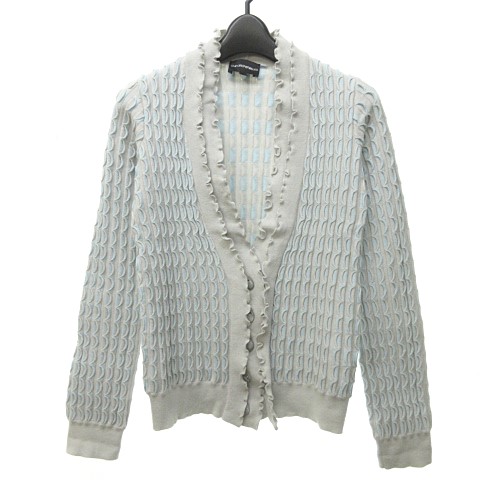 エンポリオアルマーニ EMPORIO ARMANI 近年 カシミヤ混 カーディガン 