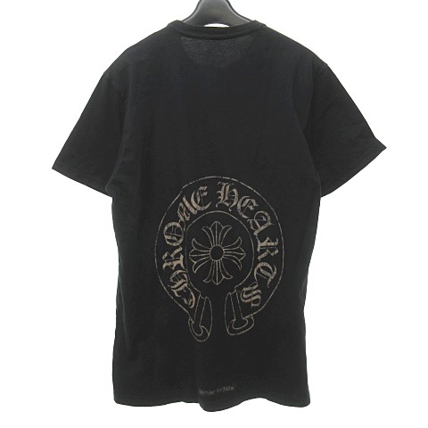 クロムハーツ CHROME HEARTS Tシャツ 半袖 丸首 ロゴ クロス 十字架  
