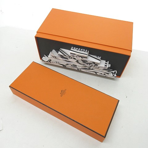 未使用品 エルメス HERMES パズル ノート セット スカーフ柄 紙 