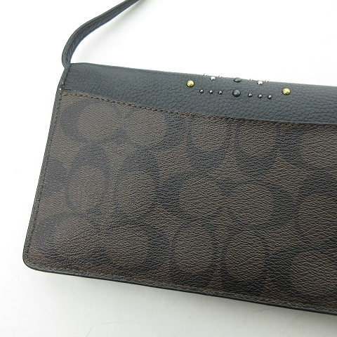 コーチ COACH F31616 ショルダーバッグ スタッズ 装飾 シグネチャー 