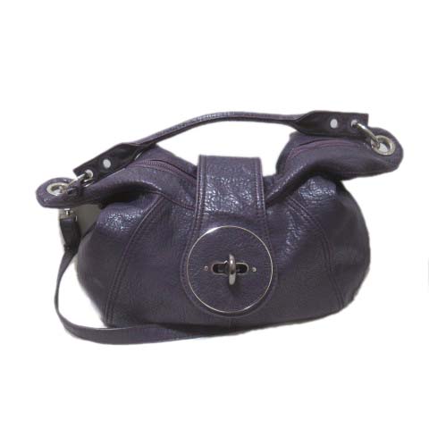 ディーゼル DIESEL ショルダーバッグ 2way ハンドバッグ 紫 パープル 