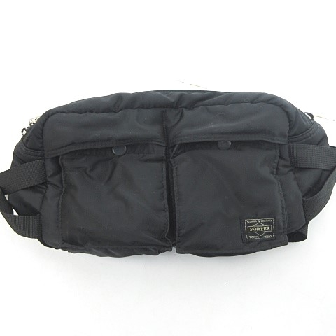 ポーター PORTER 美品 定番モデル TANKER タンカー ウエストバッグ 