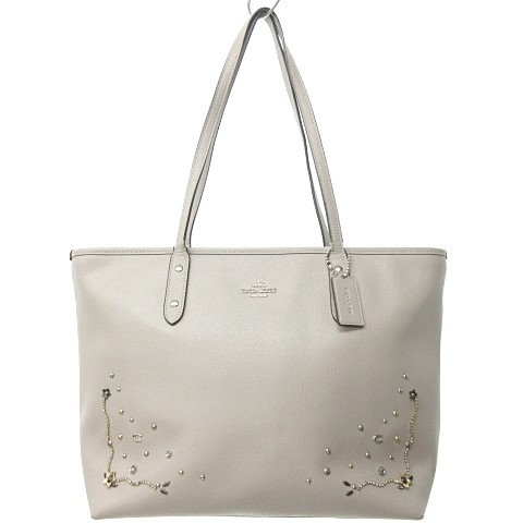 コーチ COACH F66906 スターダストクリスタルリベッツ トートバッグ 
