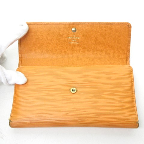 ルイヴィトン LOUIS VUITTON M60323 エピ ポルトフォイユ・サラ ピモン 