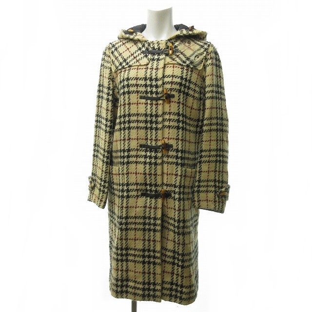 バーバリーロンドン フード付きキルティングコート （中古】BURBERRY 