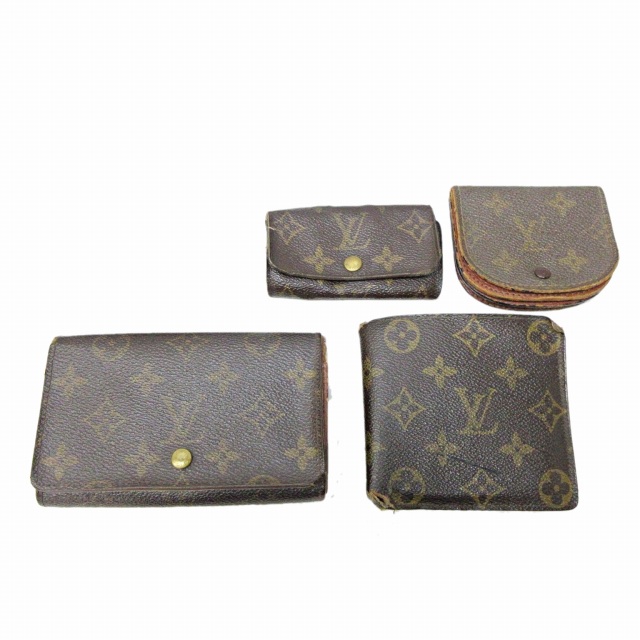 ルイヴィトン LOUIS VUITTON モノグラムキャンバス 小物4点セット 二 