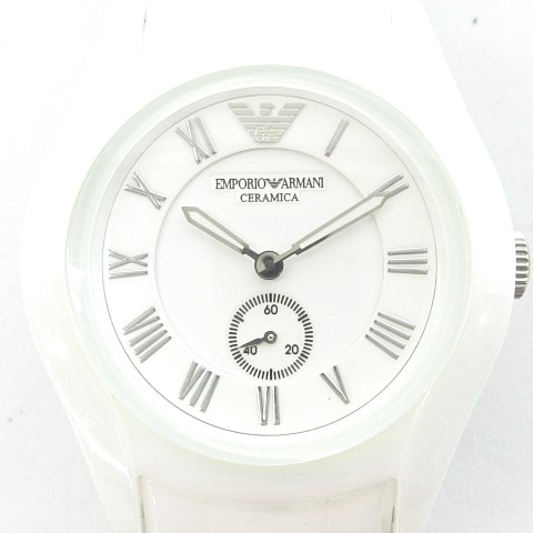 未使用品 エンポリオアルマーニ EMPORIO ARMANI CERAMICA AR1405 