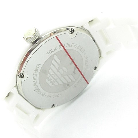 未使用品 エンポリオアルマーニ EMPORIO ARMANI CERAMICA AR1405 