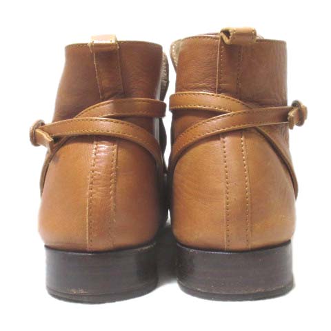 レペット Repetto ショートブーツ ブーティー 茶 ブラウン ベルト 39 