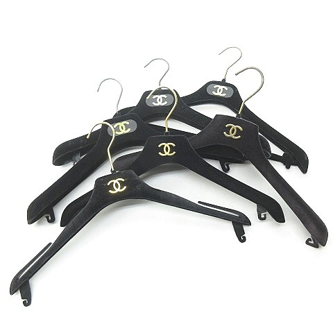シャネル CHANEL トップスハンガー 6本セット まとめ売り ココマーク  