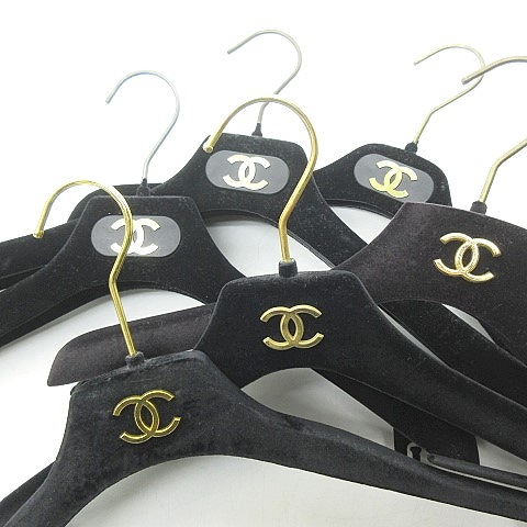 シャネル CHANEL トップスハンガー 6本セット まとめ売り ココマーク  