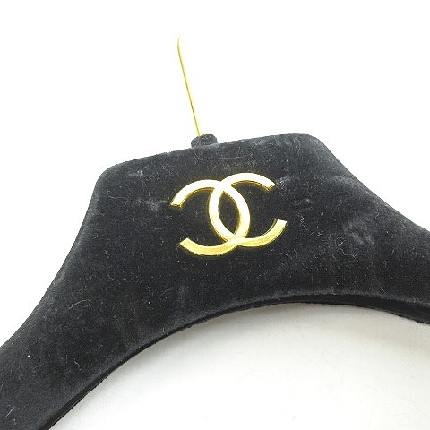 シャネル CHANEL ベロアハンガー6本