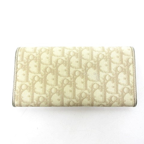 クリスチャンディオール Christian Dior トロッター柄 長財布 ロゴ 総 