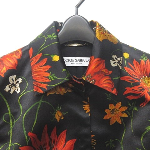 Dolce&Gabbana】DGロゴ 花柄 ロング コート 長袖 襟付き (Dolce  