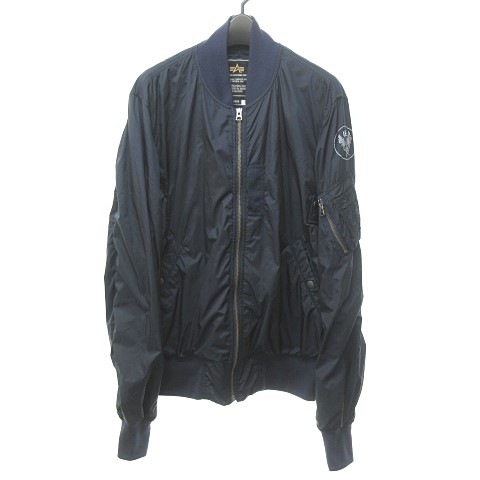 アルファ ALPHA UNIFORM EXPERIMENT コラボ MA-1 ジャケット ブルゾン 