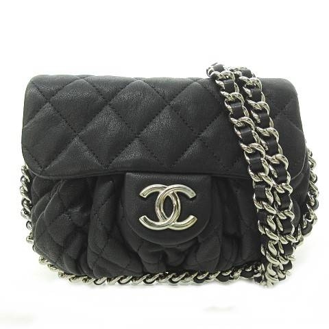 シャネル CHANEL チェーン アラウンド マトラッセ ショルダーバッグ 