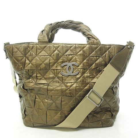 シャネル CHANEL 2WAY ココマーク キルティング ショルダーバッグ 