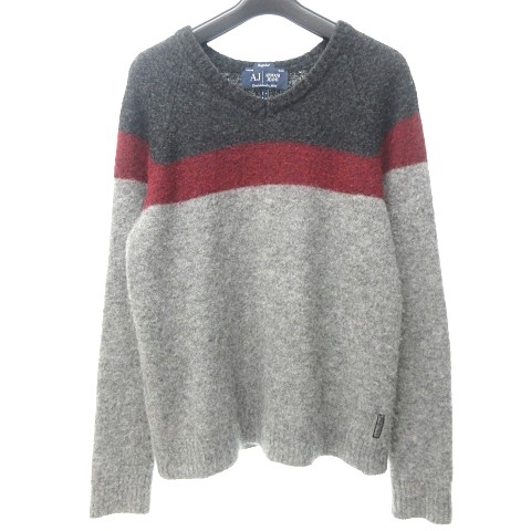 アルマーニ ジーンズ ARMANI JEANS 起毛 プルオーバー ニット セーター 