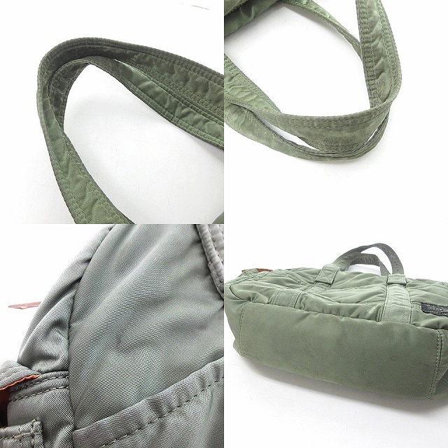 【廃盤品】PORTER TANKER mini Boston bag S カーキ ポーター PORTER タンカー TANKER BOSTON BAG S ミニボストン