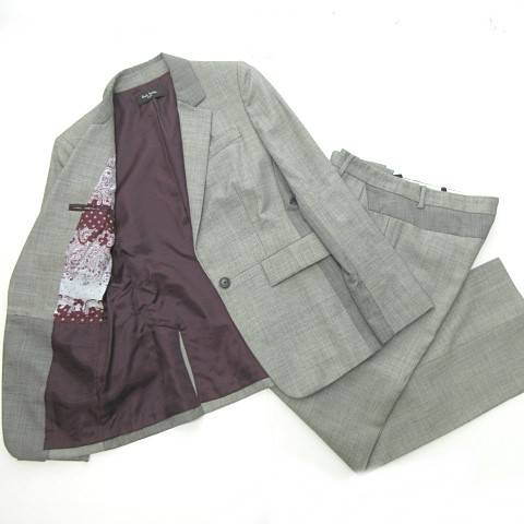 ポールスミス ブラック Paul Smith BLACK 美品 デザイン スーツ 裏地  