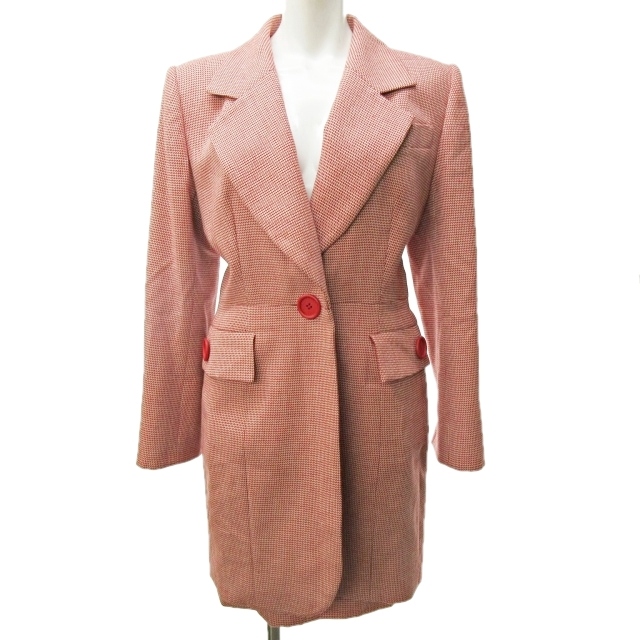 Christian Dior / クリスチャンディオール | 千鳥格子 ウール スタンド  