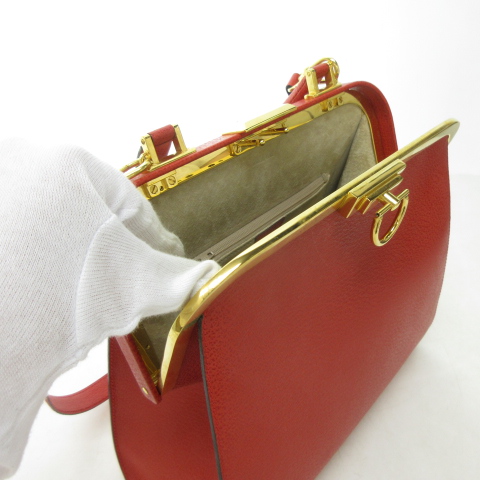 Dior クリスチャンディオール ハンドバッグ 2way がま口財布付き