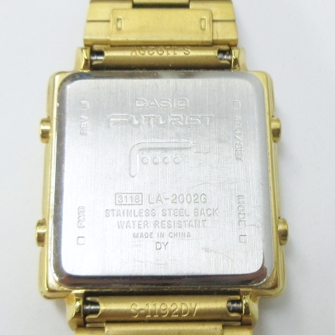 カシオ CASIO FUTURIST LA-2002G フューチャリスト 腕時計 ウォッチ 