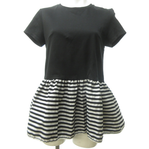 ボーダーズアットバルコニー BORDERS at BALCONY ペプラム カットソー  