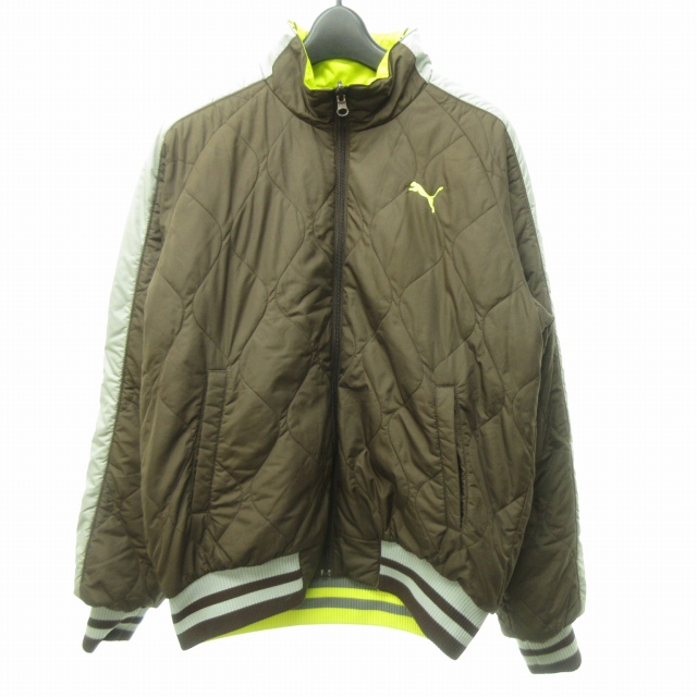 プーマ PUMA リバーシブル キルティングブルゾン 中綿ジャケット ロゴ 