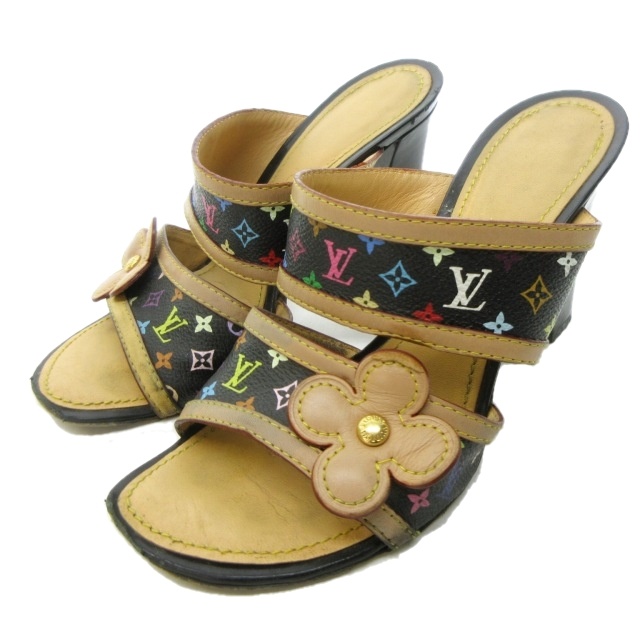 ルイヴィトン LOUIS VUITTON モノグラム マルチカラー サンダル  