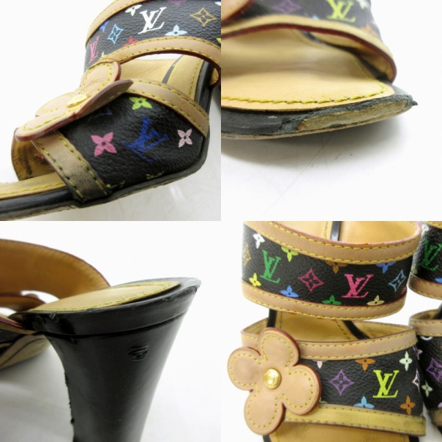 ルイヴィトン LOUIS VUITTON モノグラム マルチカラー サンダル 
