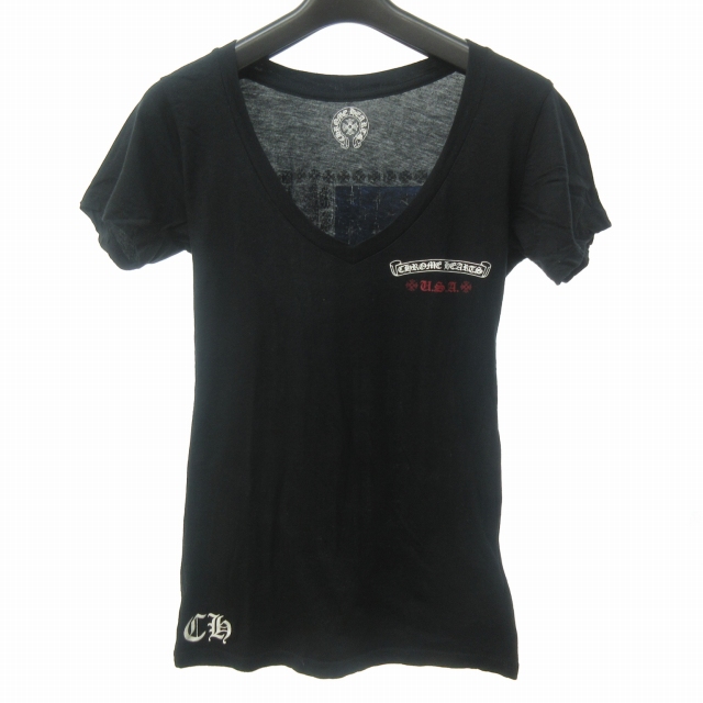 クロムハーツ CHROME HEARTS Tシャツ カットソー 半袖 星条旗 