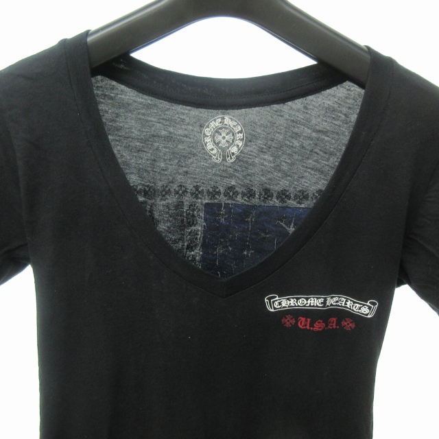 クロムハーツ CHROME HEARTS Tシャツ カットソー 半袖 星条旗 