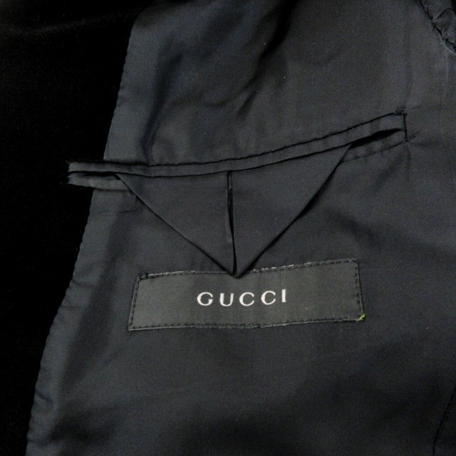 グッチ GUCCI ベロア セットアップ スーツ コットン テーラード 