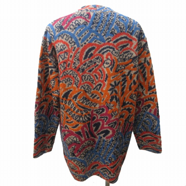 ヴィンテージ　ミッソーニ　カーディガン　サイケデリック柄　イタリヤ製　ゆるだぼ 中古・古着通販】missoni (ミッソーニ) ニットカーディガン