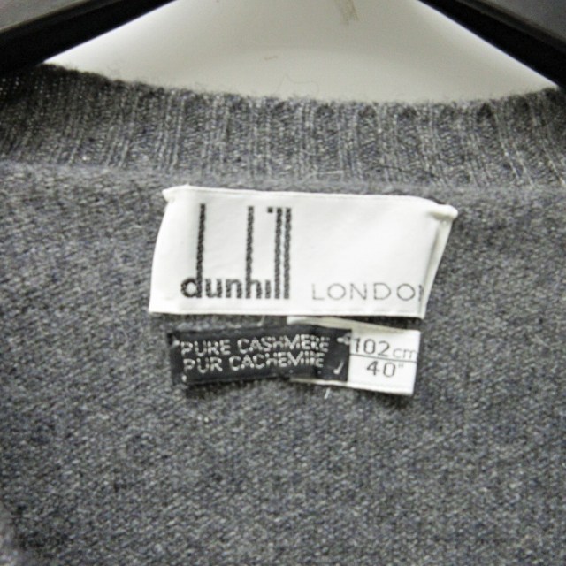 ダンヒル dunhill スコットランド製 ニット セーター カシミヤ100％ V 