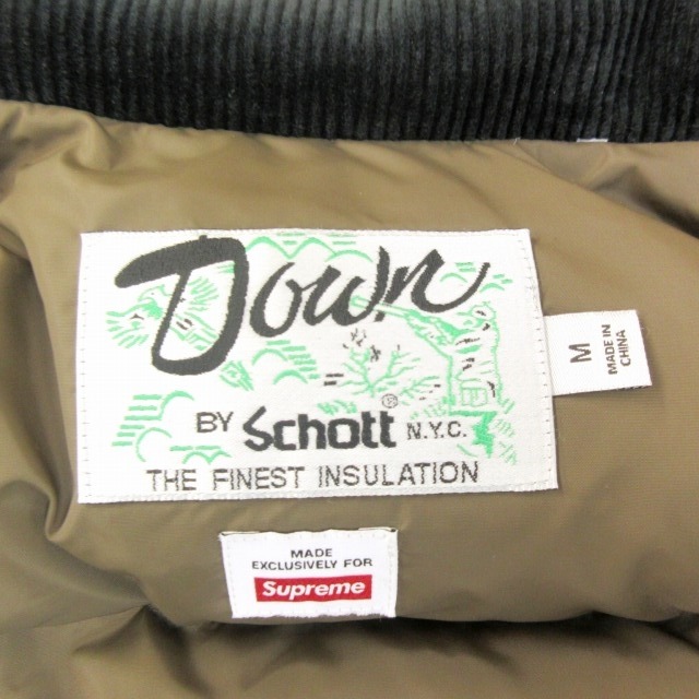 シュプリーム SUPREME × ショット SCHOTT コラボ 別注 21FW